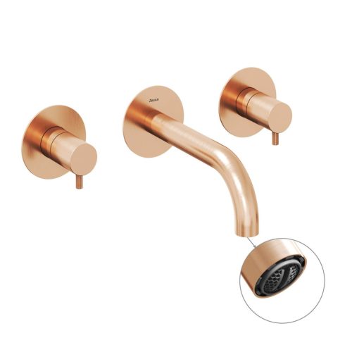 Ravak Espirit falba süllyesztett kádcsaptelep belső egységgel ES 021.60RGB.O1, Rose Gold Brushed X070351