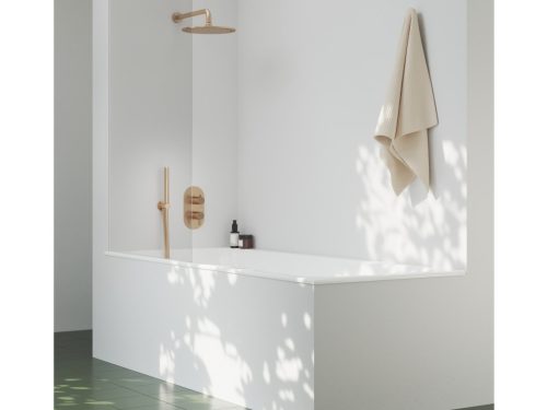 Ravak Espirit falba süllyesztett csaptelep, háromutas, belső egység nélkül ES 068.60RGB.O3.RB07F, Rose Gold Brushed X070357