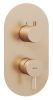 Ravak Espirit falba süllyesztett csaptelep, háromutas, belső egység nélkül ES 068.60RGB.O3.RB07F, Rose Gold Brushed X070357