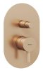 Ravak Espirit falba süllyesztet csaptelep, automatikus kétutas, belső egységgel ES 061.60RGB.O2, Rose Gold Brushed X070358