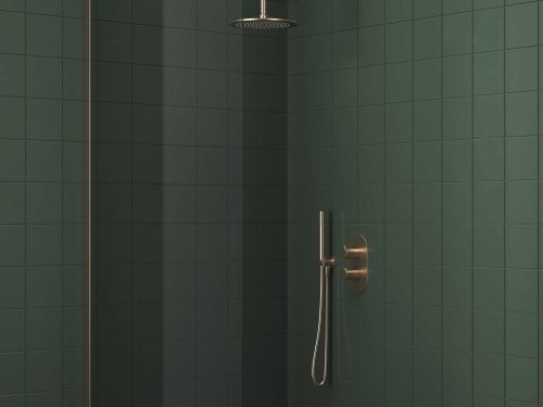 Ravak Espirit falba süllyesztett termosztátos csaptelep, kétutas, beslő egység nélkül ES 063.60RGB.O2.RB07C, Rose Gold Brushed X070360