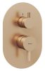 Ravak Espirit falba süllyesztett csaptelep, kétutas, belső egység nélkül ES 065.60RGB.O2.RB07E, Rose Gold Brushed X070362