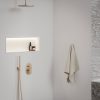 Ravak Eleganta falba süllyesztett csaptelep, kétutas, belső egység nélkül EL 065.60RGB.O2.RB07E, Rose Gold Brushed X070375