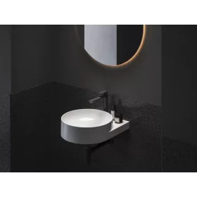   Ravak Eleganta álló mosdócsaptelep 220 mm leeresztő nélkül EL 014.20BLM, Black Matt X070387
