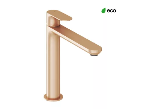 Ravak Eleganta álló mosdócsaptelep 220 mm leeresztő nélkül EL 014.60RGB, Rose Gold Brushed X070388