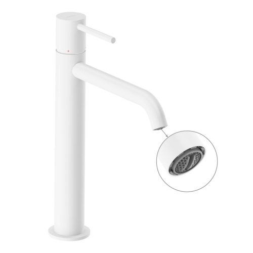 Ravak Espirit álló mosdócsaptelep 250 mm leeresztő nélkül ES 014.10WV, White Velvet X070390