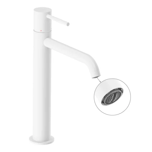 Ravak Espirit álló mosdócsaptelep 250 mm leeresztő nélkül ES 014.10WV, White Velvet X070390