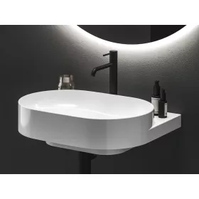   Ravak Espirit álló mosdócsaptelep 250 mm leeresztő nélkül ES 014.20BLM, Black Matt X070392