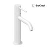 Ravak Espirit álló mosdócsaptelep BeCool 190 mm leeresztő nélkül ES 012.11WV, White Velvet X070395