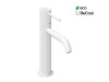 Ravak Espirit álló mosdócsaptelep BeCool 190 mm leeresztő nélkül ES 012.11WV, White Velvet X070395