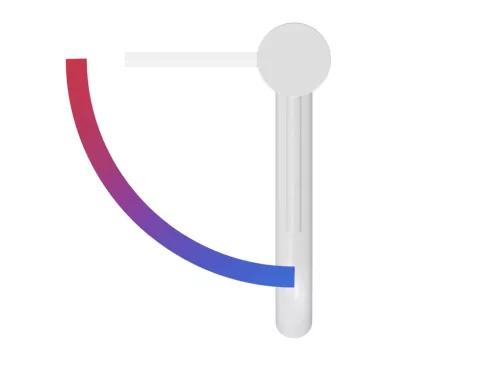 Ravak Espirit álló mosdócsaptelep BeCool 190 mm leeresztő nélkül ES 012.11WV, White Velvet X070395