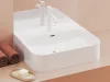 Ravak Espirit álló mosdócsaptelep BeCool 190 mm leeresztő nélkül ES 012.11WV, White Velvet X070395