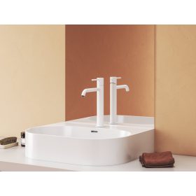   Ravak Espirit álló mosdócsaptelep BeCool 250 mm leeresztő nélkül ES 014.11WV, White Velvet X070400