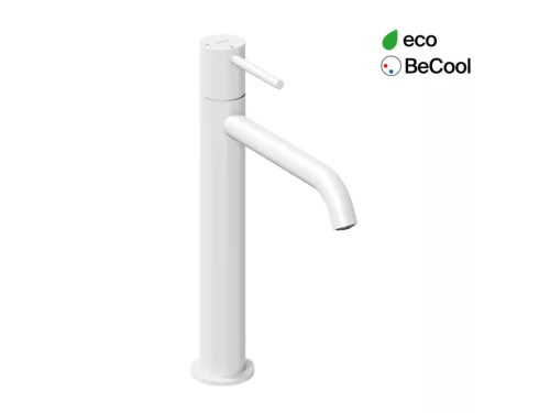 Ravak Espirit álló mosdócsaptelep BeCool 250 mm leeresztő nélkül ES 014.11WV, White Velvet X070400