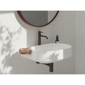   Ravak Espirit álló mosdócsaptelep BeCool 250 mm leeresztő nélkül ES 014.21GB, Graphite Brushed X070401