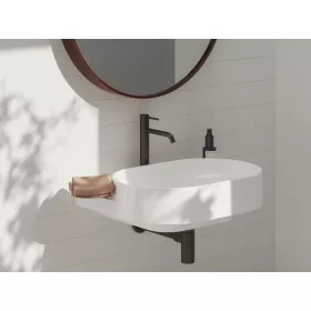   Ravak Espirit álló mosdócsaptelep BeCool 250 mm leeresztő nélkül ES 014.21GB, Graphite Brushed X070401