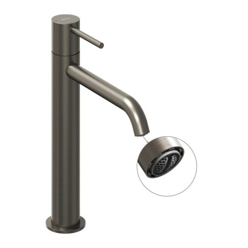 Ravak Espirit álló mosdócsaptelep BeCool 250 mm leeresztő nélkül ES 014.21GB, Graphite Brushed X070401