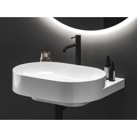   Ravak Espirit álló mosdócsaptelep BeCool 250 mm leeresztő nélkül ES 014.21BM, Black Matt X070402