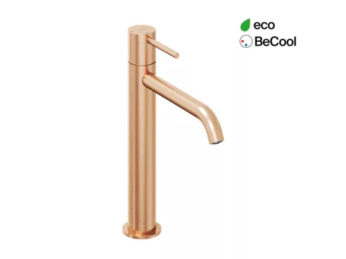 Ravak Espirit álló mosdócsaptelep BeCool 250 mm leeresztő nélkül ES 014.61RGB, Rose Gold Brushed X070403