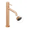 Ravak Espirit álló mosdócsaptelep BeCool 250 mm leeresztő nélkül ES 014.61RGB, Rose Gold Brushed X070403
