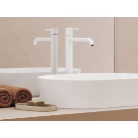   Ravak Espirit álló mosdócsaptelep BeCool 340 mm leeresztő nélkül ES 015.11WV, White Velvet X070405