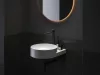 Ravak Eleganta álló mosdócsaptelep BeCool 335 mm leeresztő nélkül EL 015.21BLM, Black Matt X070421