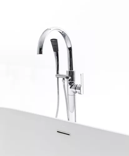 Ravak Padlón álló kádcsaptelep FM 080.00CR.RB07A, króm (R-box nélkül) X070424