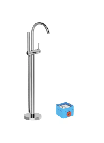 Ravak Padlón álló kádcsaptelep FM 082.00CR.RB07A, króm (R-box nélkül) X070436