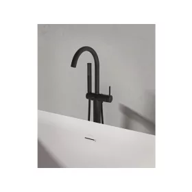   Ravak Padlón álló kádcsaptelep FM 082.20BL.RB07A, fekete (R-box nélkül) X070437