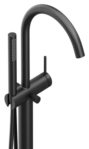 Ravak Padlón álló kádcsaptelep FM 082.20BL.RB07A, fekete (R-box nélkül) X070437