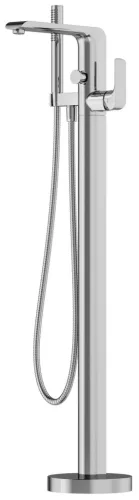 Ravak Flat padlón álló kádcsaptelep szettel FL 080.00CR.RB07A, króm X070440