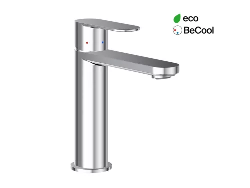 Ravak Chrome II mosdócsaptelep BeCool 175 mm lefolyó nélkül CR II 014.01CR, króm X070448