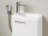 Ravak Chrome II álló mosdócsaptelep bidézuhannyal 175 mm, leeresztő nélkül CR II 112.00CR, króm X070450