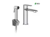 Ravak Chrome II álló mosdócsaptelep bidézuhannyal 175 mm, leeresztő nélkül CR II 112.00CR, króm X070450
