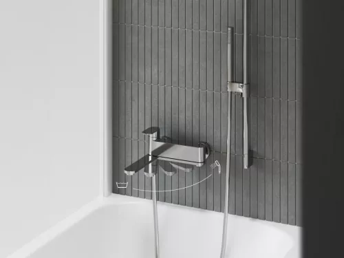 Ravak Chrome II kádcsaptelep szett nélkül CR II 022.00CR, króm X070451