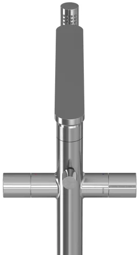 Chrome II padlón álló csaptelep zuhanyszettel (R-box nélkül), króm CR II 080.00CR.RB07A