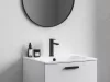 Ravak Chrome II mosdócsaptelep 175 mm lefolyó nélkül CR II 014.20BL, fekete X070458