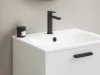 Ravak Chrome II mosdócsaptelep BeCool 175 mm lefolyó nélkül CR II 014.21BL, fekete X070460