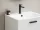 Ravak Chrome II mosdócsaptelep BeCool 175 mm lefolyó nélkül CR II 014.21BL, fekete X070460