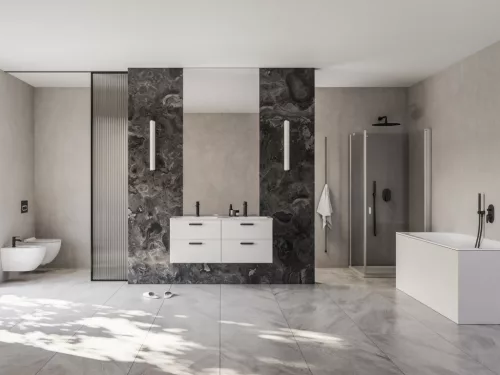 Ravak Chrome II mosdócsaptelep BeCool 175 mm lefolyó nélkül CR II 014.21BL, fekete X070460