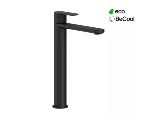 Ravak Chrome II mosdócsaptelep BeCool 300 mm lefolyó nélkül CR II 015.21BL, fekete X070461