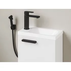   Ravak Chrome II álló mosdócsaptelep bidézuhannyal 175 mm, leeresztő nélkül CR II 112.20BL, fekete X070462