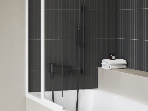 Ravak Chrome II kádcsaptelep szett nélkül CR II 022.20BL, fekete X070463