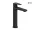 Ravak Life mosdócsaptelep 240 mm, lefolyó nélkül LF 014.20BL, fekete X070477