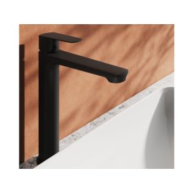   Ravak Life mosdócsaptelep 280 mm, lefolyó nélkül LF 015.20BL, fekete X070478