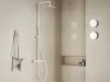 Ravak Espirit termosztátos zuhanyoszlop szettel ES 091.10WV, White Velvet X070495