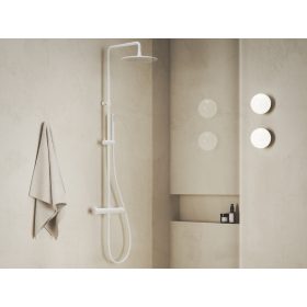   Ravak Espirit termosztátos zuhanyoszlop szettel ES 091.10WV, White Velvet X070495