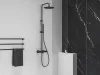 Ravak Espirit termosztátos zuhanyoszlop szettel ES 091.20BLM, Black Matt X070496