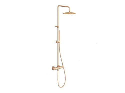 Ravak Espirit termosztátos zuhanyoszlop szettel ES 091.60RGB, Rose Gold Brushed X070498