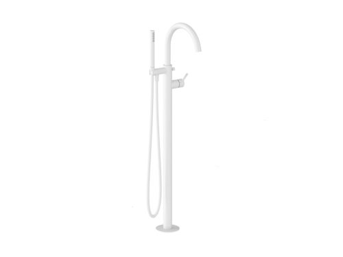 Ravak Espirit padlón álló kádcsaptelep szettel ES 080.10WV.RB07G, White Velvet X070500